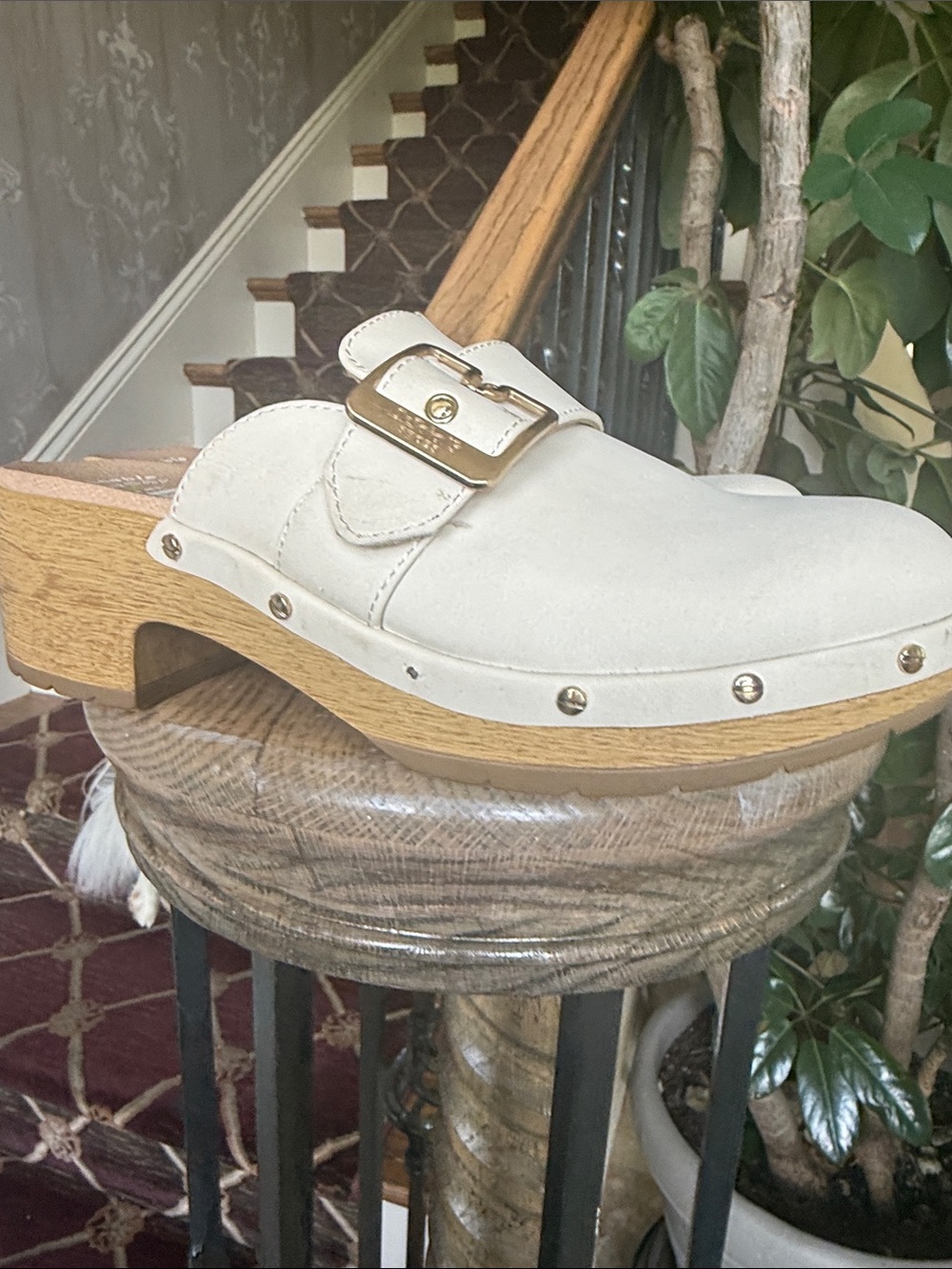 DR SCHOLLS classic clogs cream size 7 good condition - Picture 7 of 11